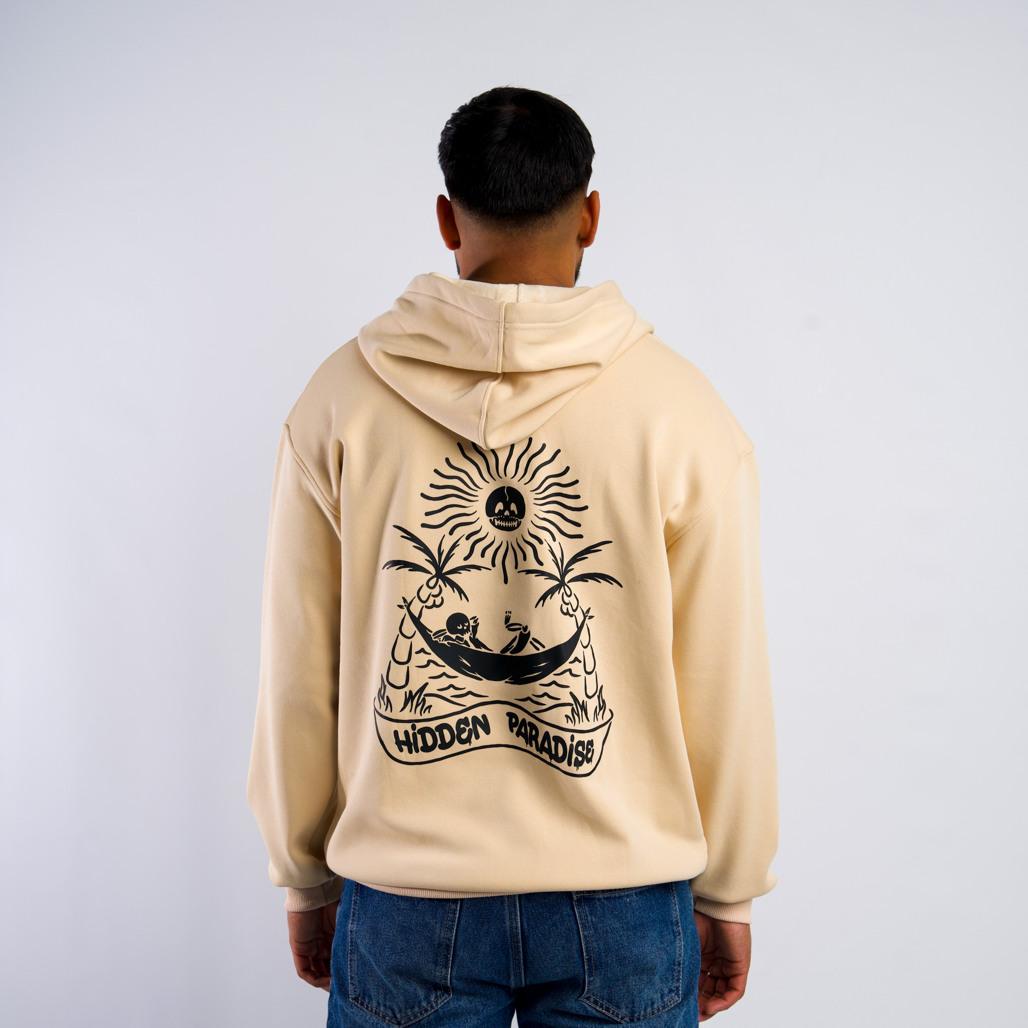 Beige hoodie - Oversized slide 2