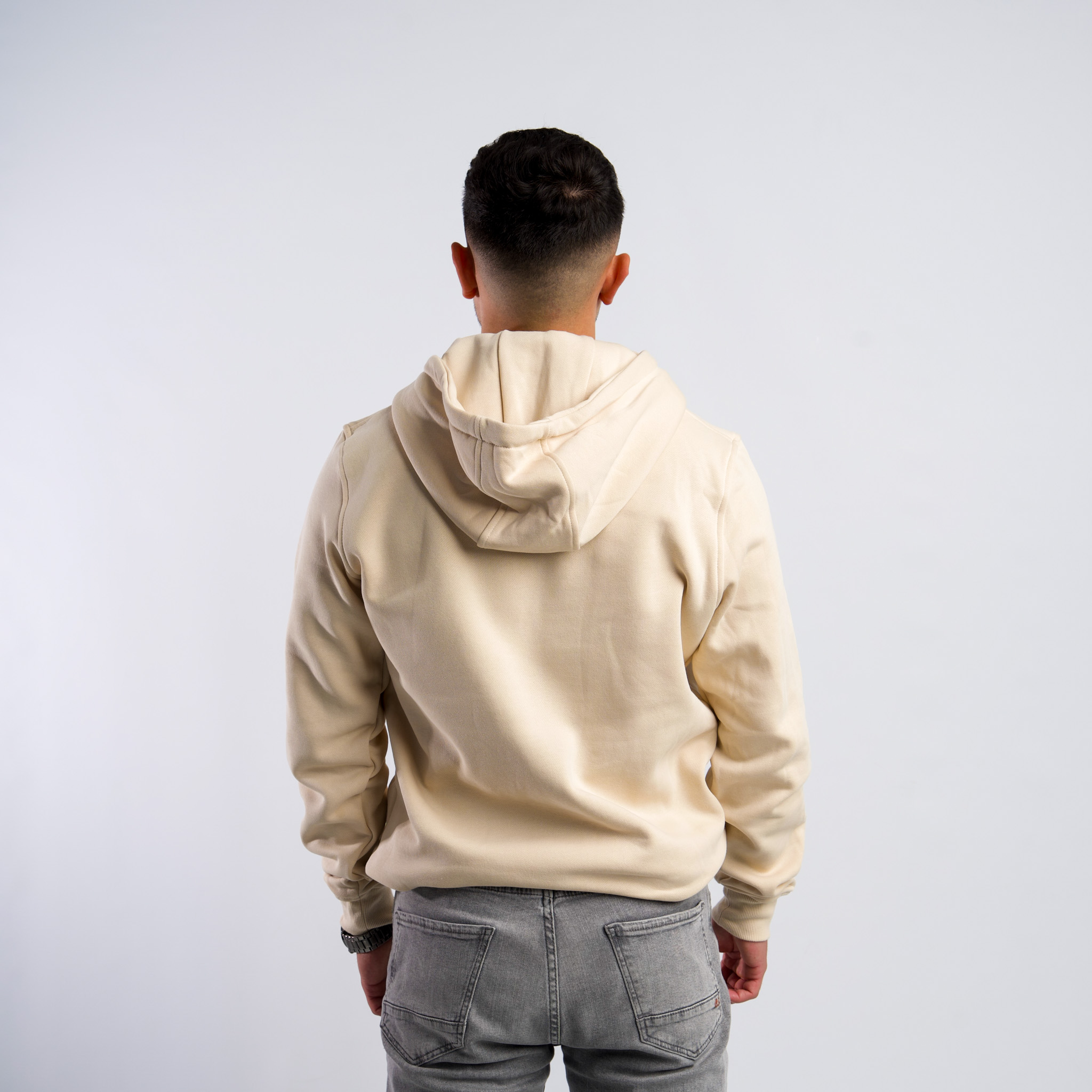 Beige hoodie - Slim fit slide 2