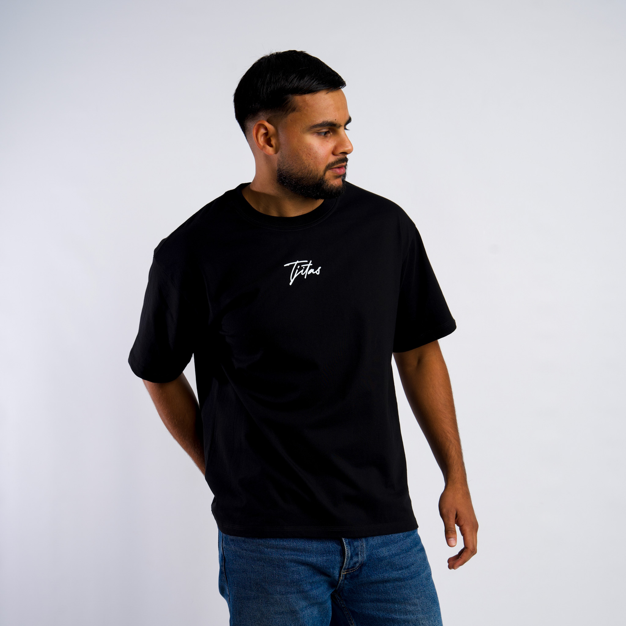 Black Oversized T-shirt slide 2