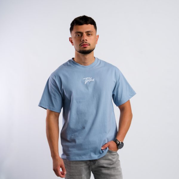 Haze Blue Oversized T-shirt