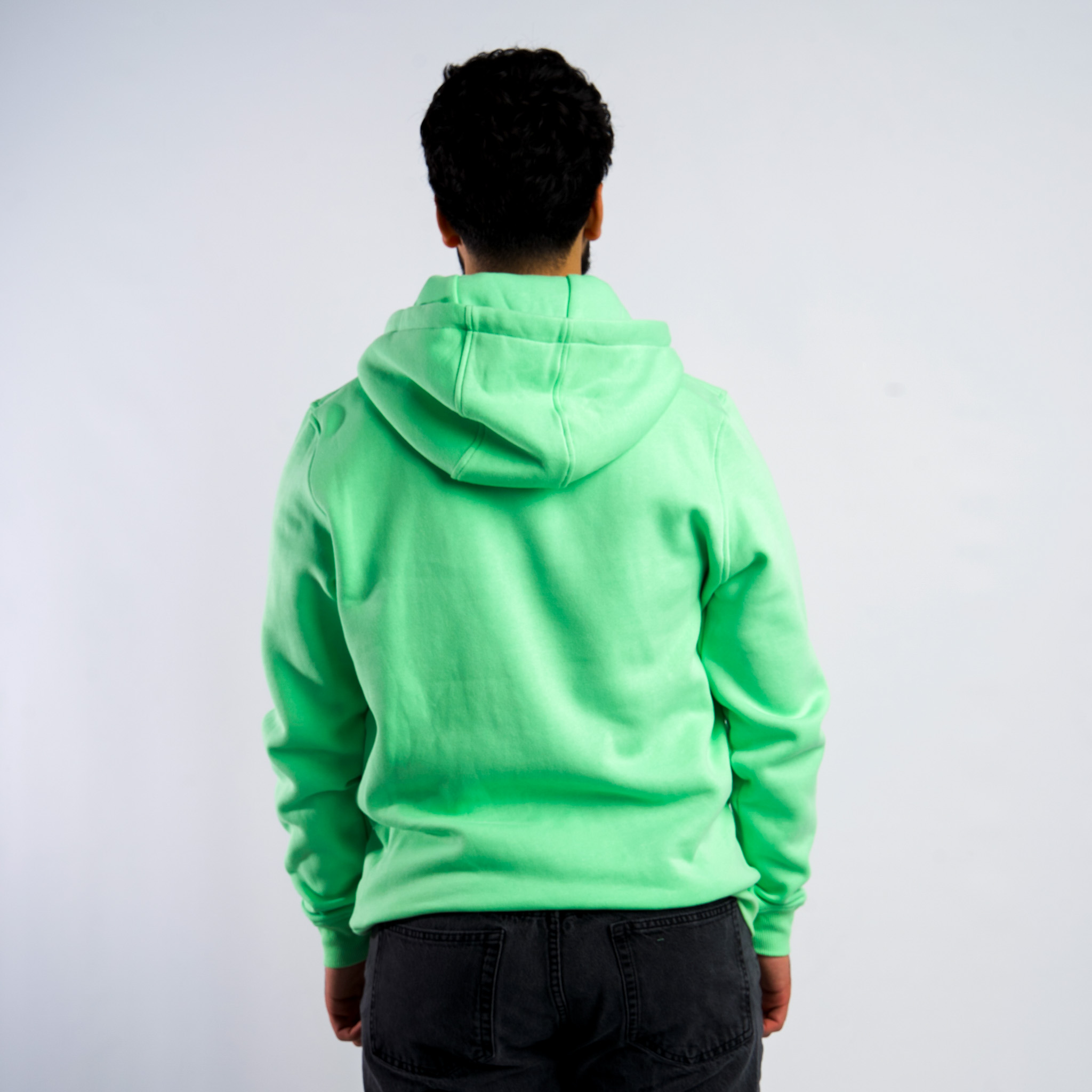 Neon Green Hoodie - Slim fit slide 2
